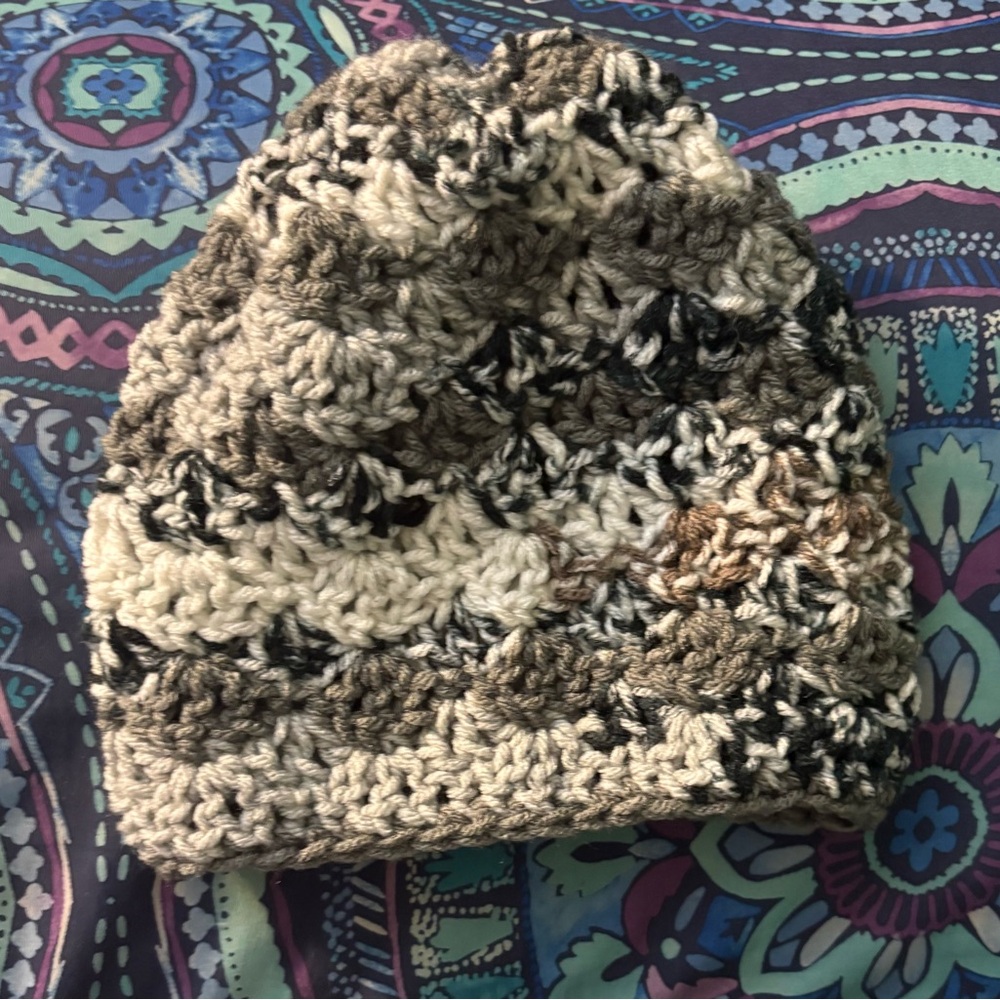 Cozy Multicolor crochet Beanie